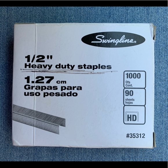 Swingline Staples, Heavy Duty, 1/2" Length - Picture 2 of 5